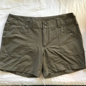 Olive green Patagonia shorts